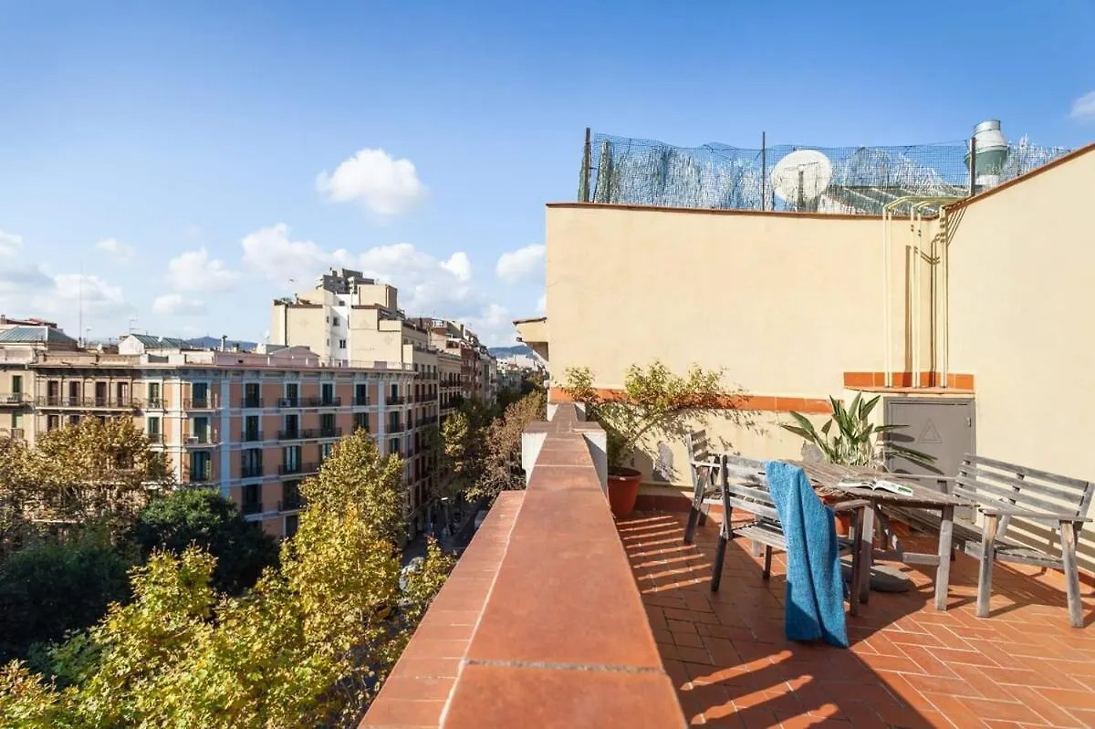 Breathtaking Penthouse In Eixample Apartment Barcelona Spain